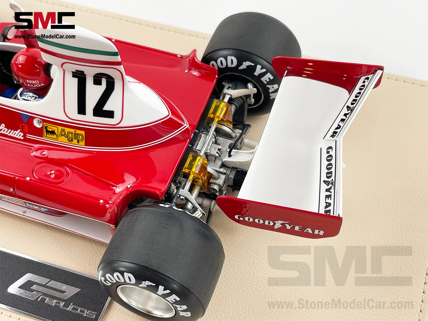 Ferrari F1 312T #12 Niki Lauda Monaco GP 1975 World Champion 1:18 GP Replicas