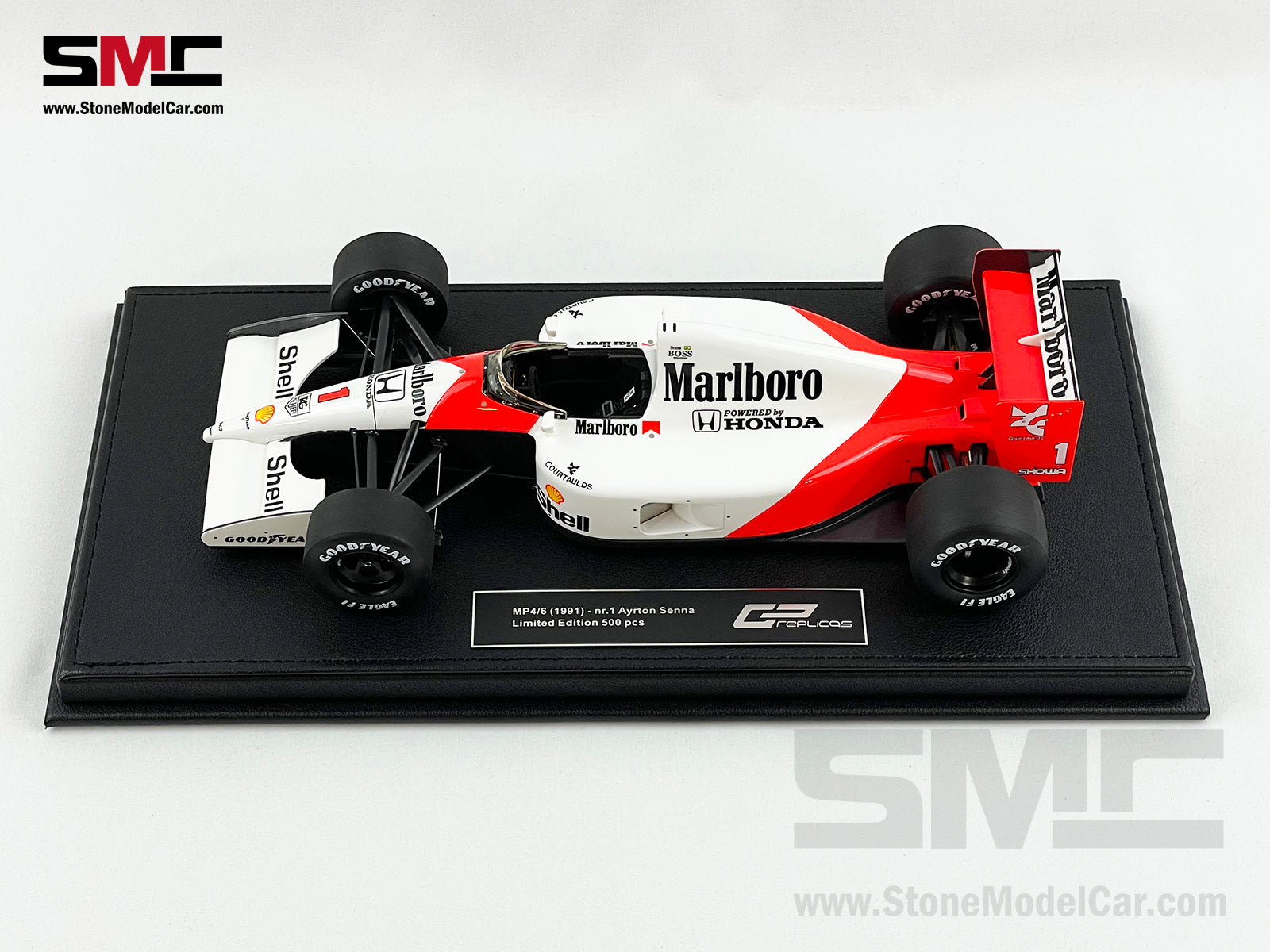 Mclaren F1 MP4/6 #1 Ayrton Senna 1991 World Champion 1:18 GP REPLICAS with  Decal