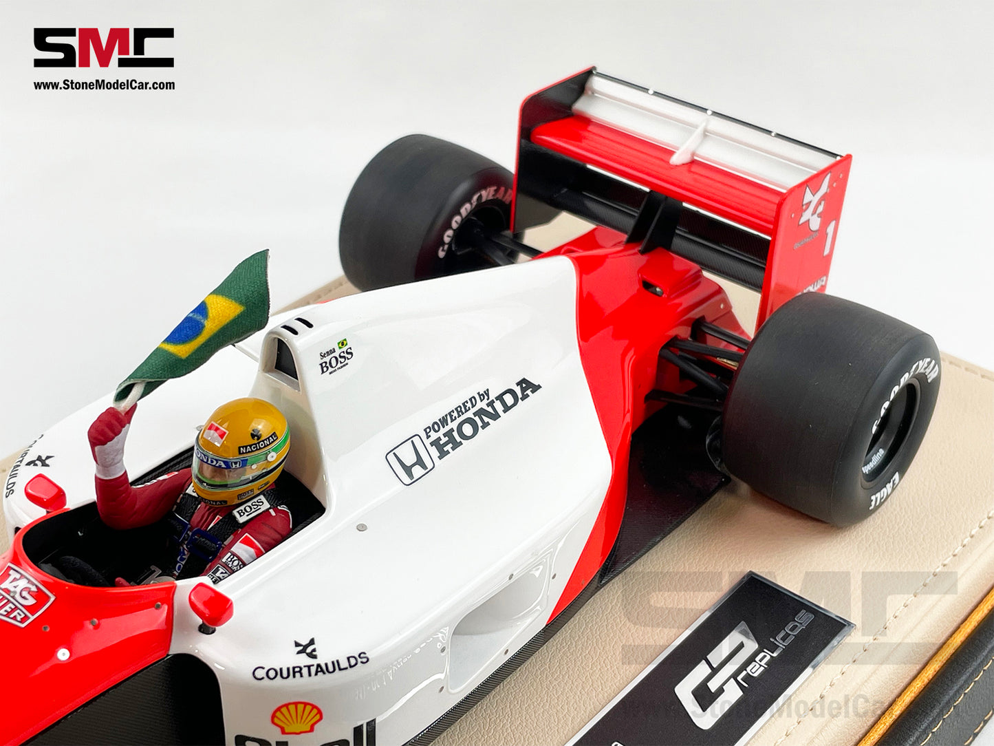 Mclaren F1 MP4/6 #1 Ayrton Senna Brazil GP 1991 World Champion 1:18 GP REPLICAS
