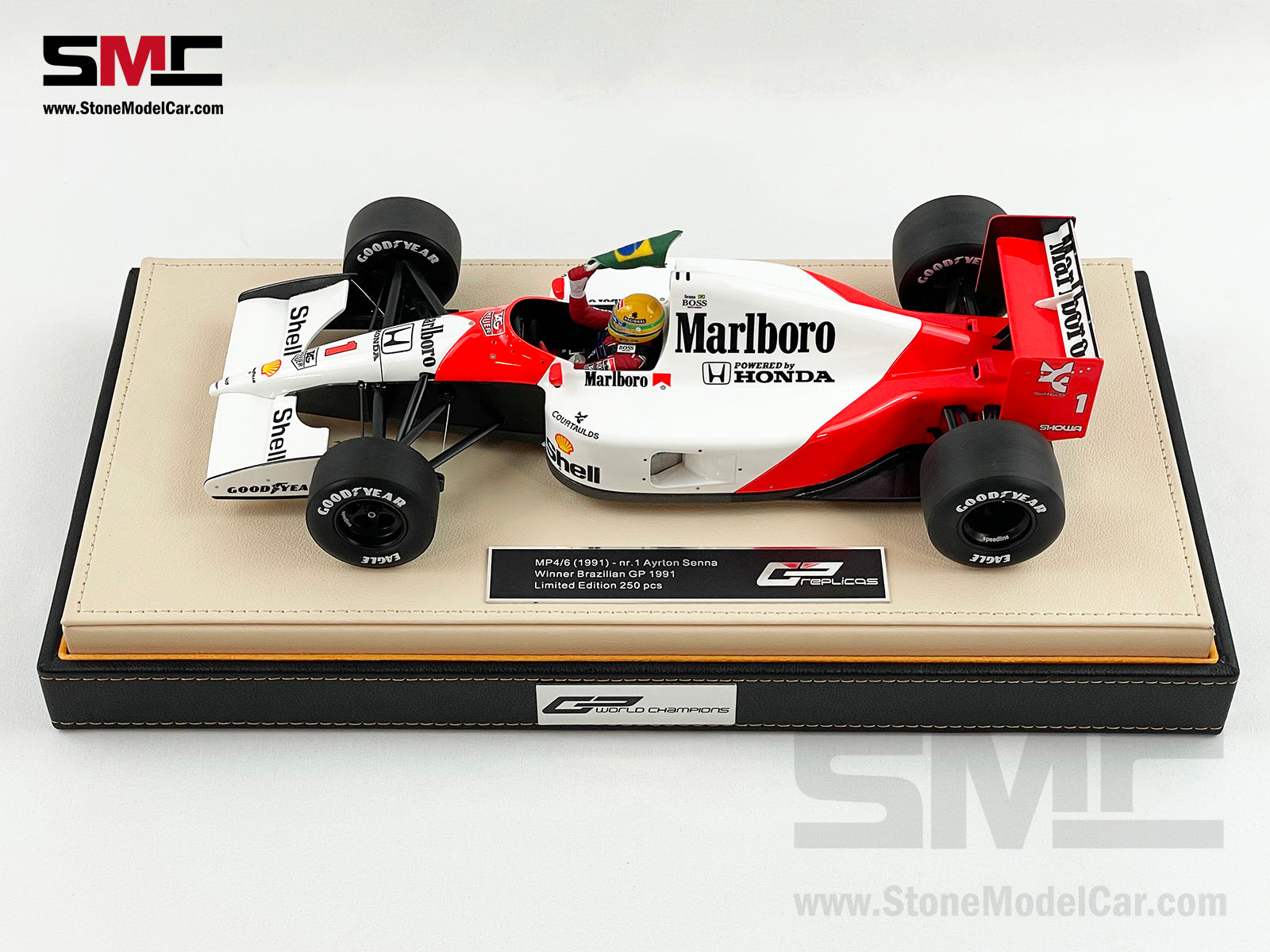 1/18 マクラーレン ホンダ MP4/6 A.セナ マルボロ仕様 World champion 