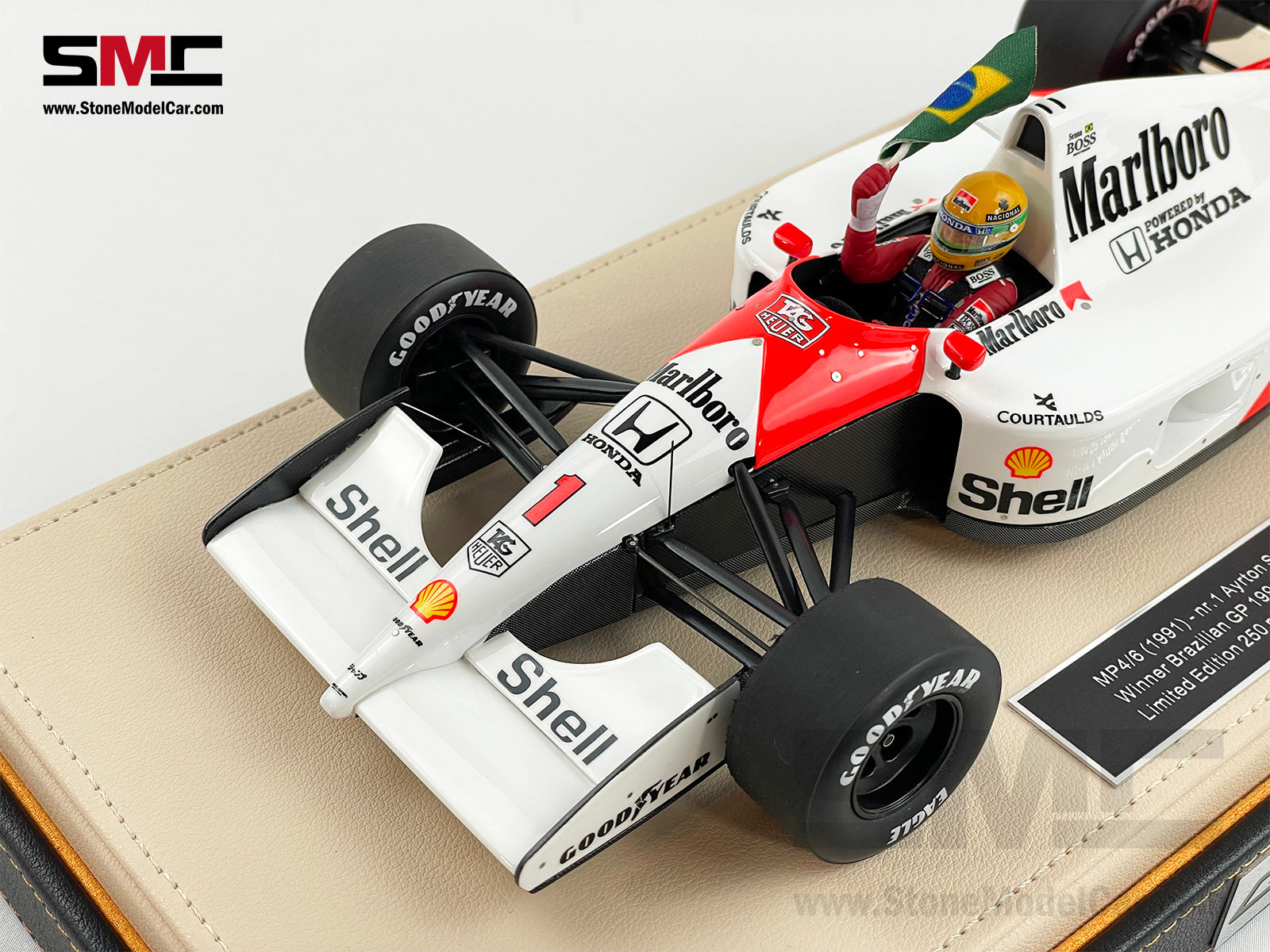 Mclaren F1 MP4/6 #1 Ayrton Senna Brazil GP 1991 World Champion 1:18 GP  REPLICAS