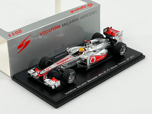 McLaren F1 MP4-26 #3 Lewis Hamilton Chinese GP Winner 2011 Spark 1:43 S3022