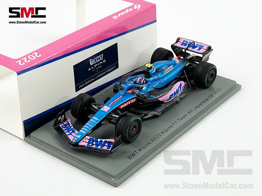 Alpine Renault BWT F1 A522 #31 Esteban Ocon Japan GP 4th 2022 1:43 Spark S8558