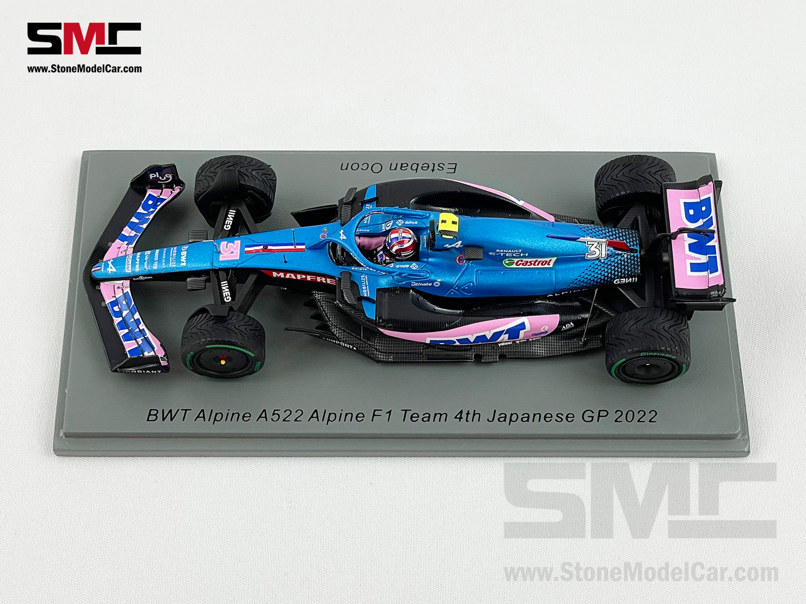 Alpine Renault BWT F1 A522 #31 Esteban Ocon Japan GP 4th 2022 1:43 Spark  S8558