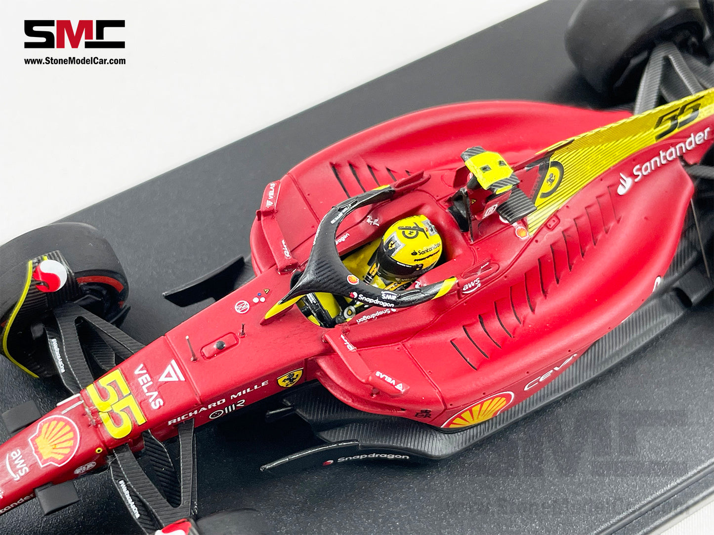 2022 F1 Ferrari F1-75 #55 Carlos Sainz Italy Monza GP Looksmart 1:43 LS18F1046