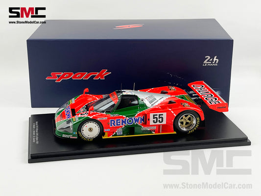 24h Le Mans 1991 Winner Mazda 787B #55 Weidler, Johnny, Gachot 1:18 Spark 18LM91