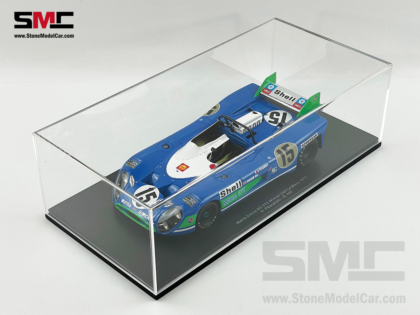 24h Le Mans 1972 Winner Matra Simca MS670 #15 Graham Hill 1:18 Spark 18LM72