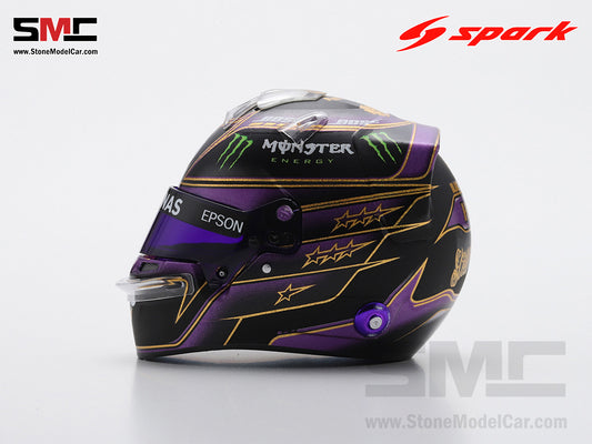 [Pre-Order] Mercedes F1 W11 #44 Lewis Hamilton Abu Dhabi GP 2020 7x Times World Champion Spark 1:5 Miniature Helmet