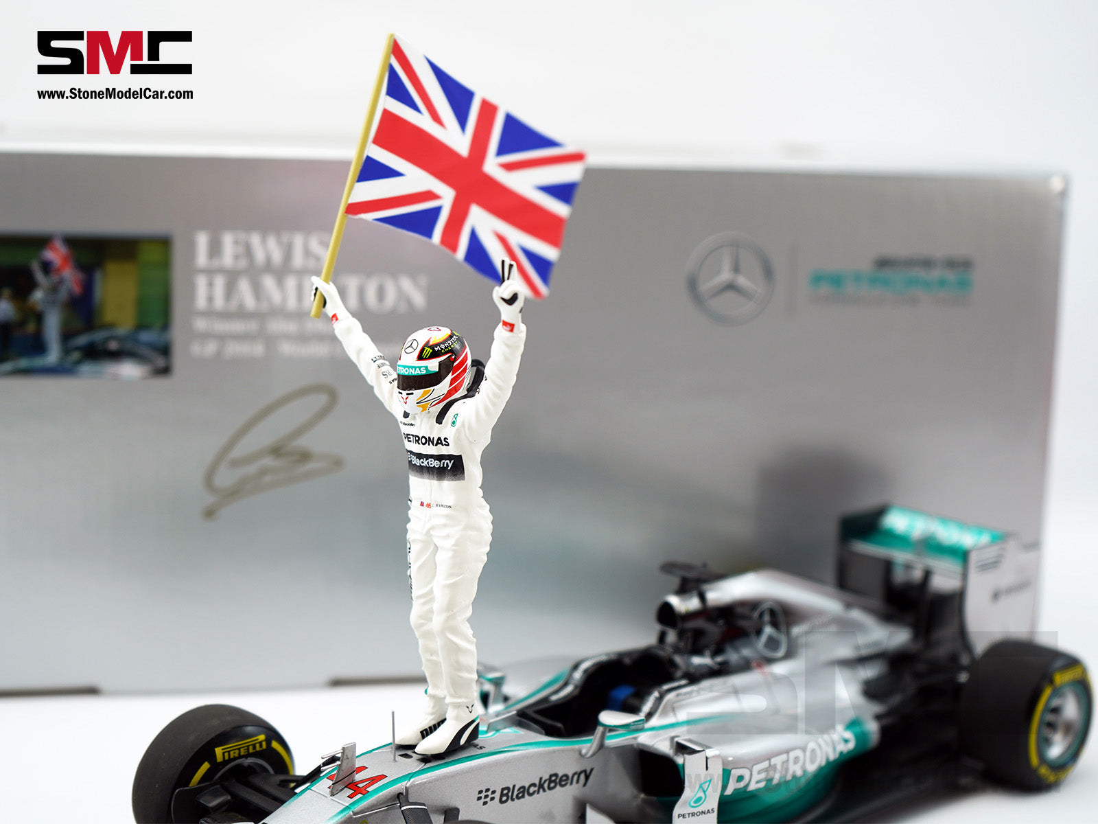 2014 2x World Champion Mercedes F1 W05 #44 Lewis Hamilton Abu Dhabi GP