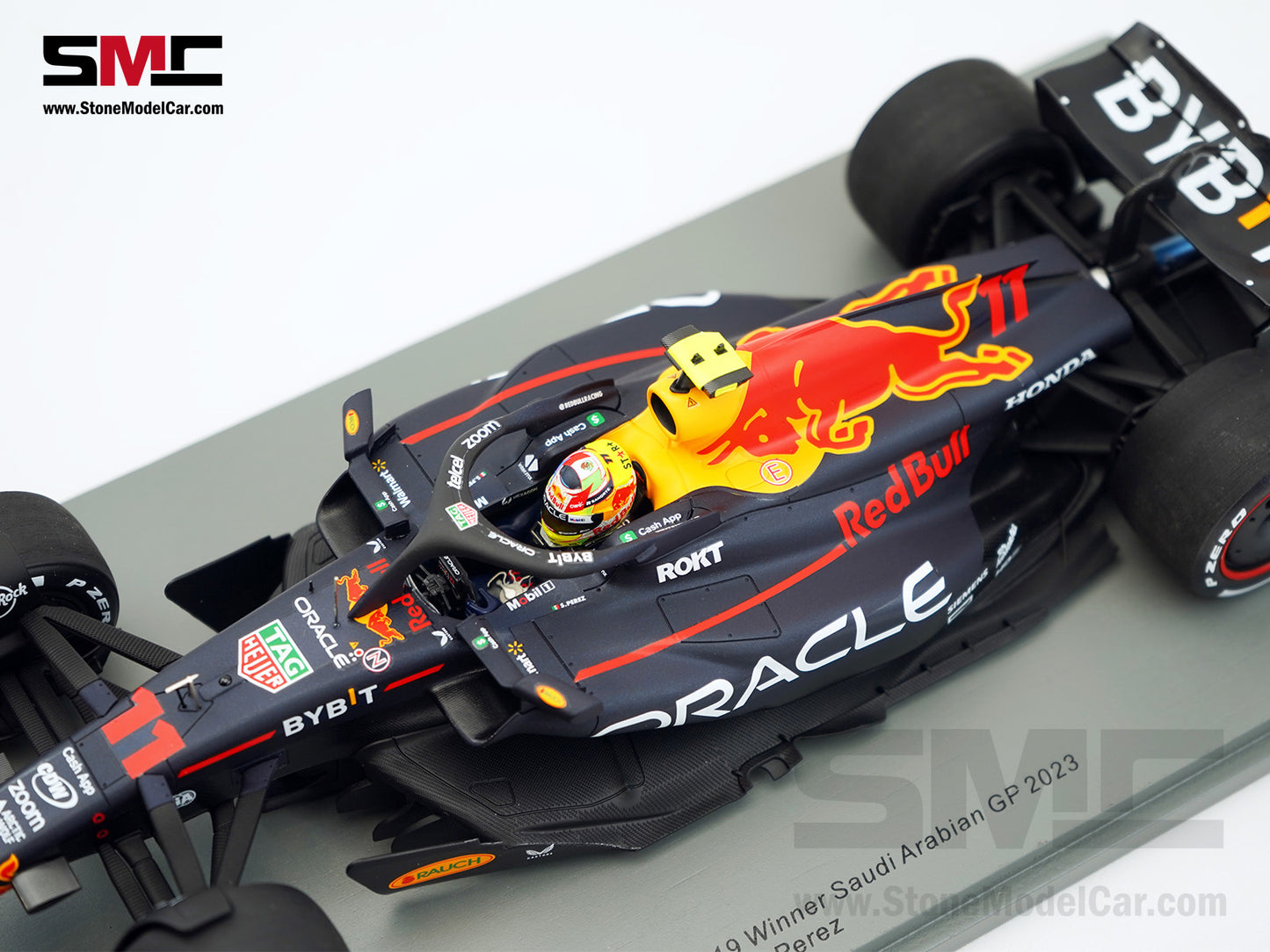 Red Bull F1 RB19 #11 Sergio Perez Winner Saudi Arabian GP 2023 Spark 1:18 18S885