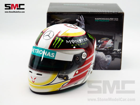 Mercedes AMG F1 W05 #44 Lewis Hamilton 2014 2x World Champion 1:2 Arai Miniature Helmet