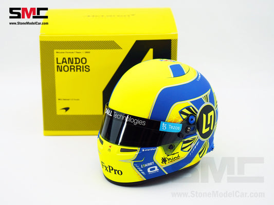 Mclaren F1 MCL36 #4 Lando Norris Season 2022 Bell 1:2 Miniature Helmet Model