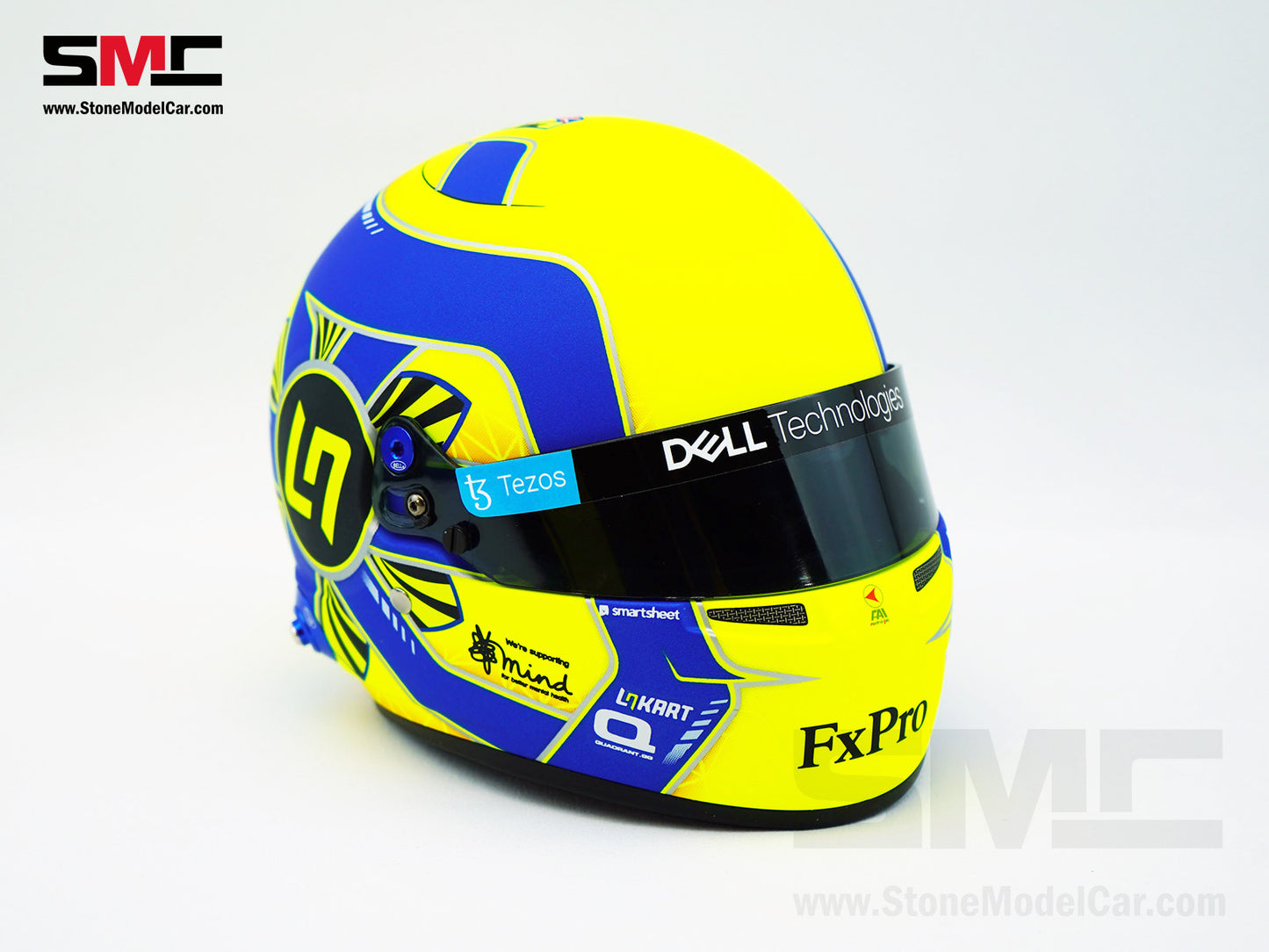 Mclaren F1 MCL36 #4 Lando Norris Season 2022 Bell 1:2 Miniature Helmet Model