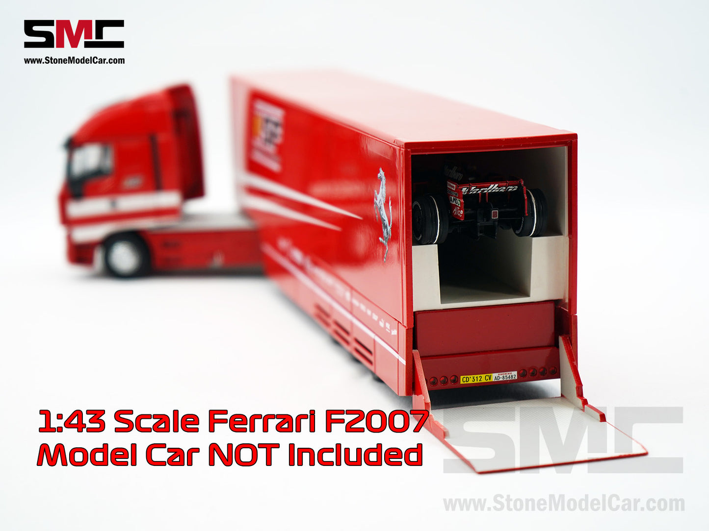 Scuderia Ferrari F1 F2007 #6 Kimi Raikkonen 2007 World Champion 1:43 FIAT Iveco Stralis 480 Transporter Truck