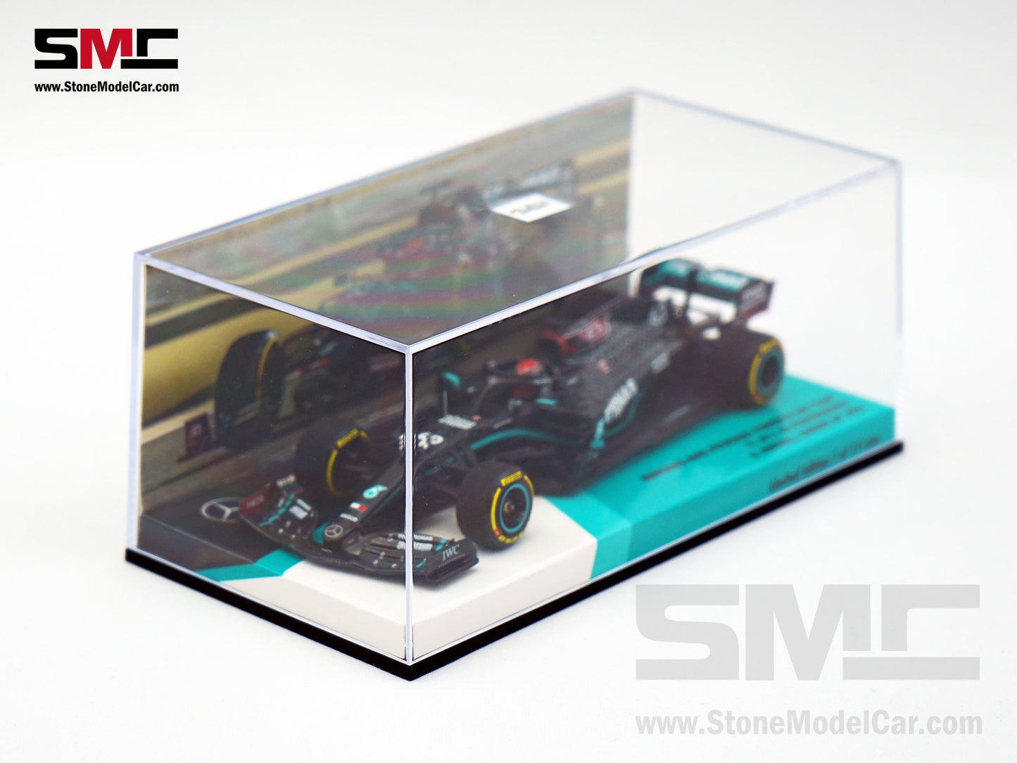 Mercedes F1 W11 #63 George Russell Sakhir GP 2020 1st F1 Point 1:43 MINICHAMPS High Box