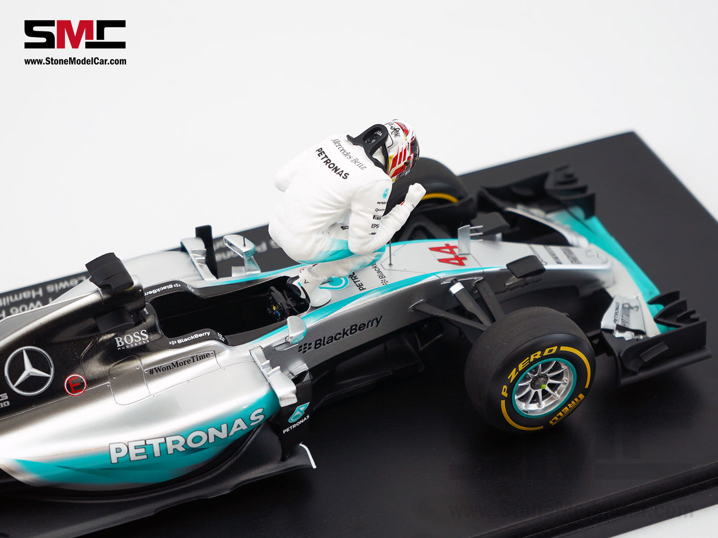 2015 3x World Champion Mercedes F1 W06 #44 Lewis Hamilton US GP 1:18 Spark Special Figure Edition