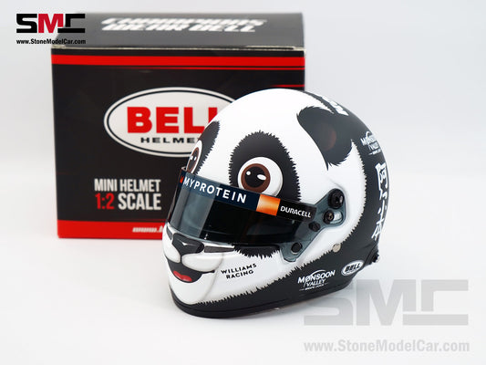 Williams F1 FW46 #23 Alexander Albon Chinese GP 2024 Panda BELL 1:2 Miniature Helmet