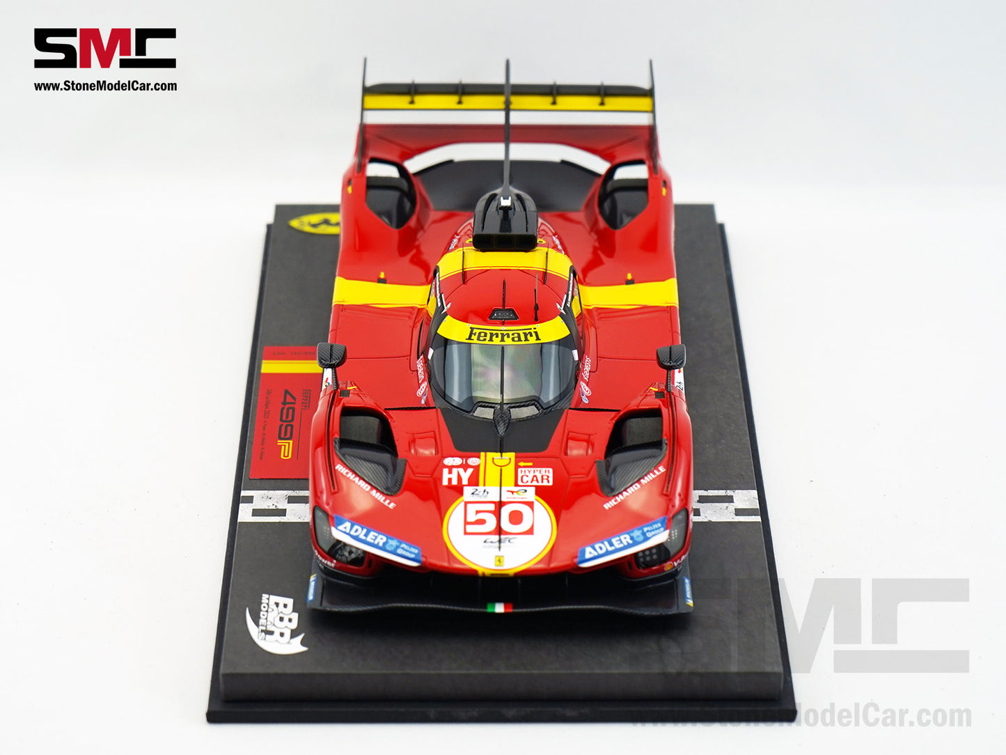 Ferrari 499P #50 AF CORSE Pole Position 24H Le Mans 2023 BBR 1:18 P18236