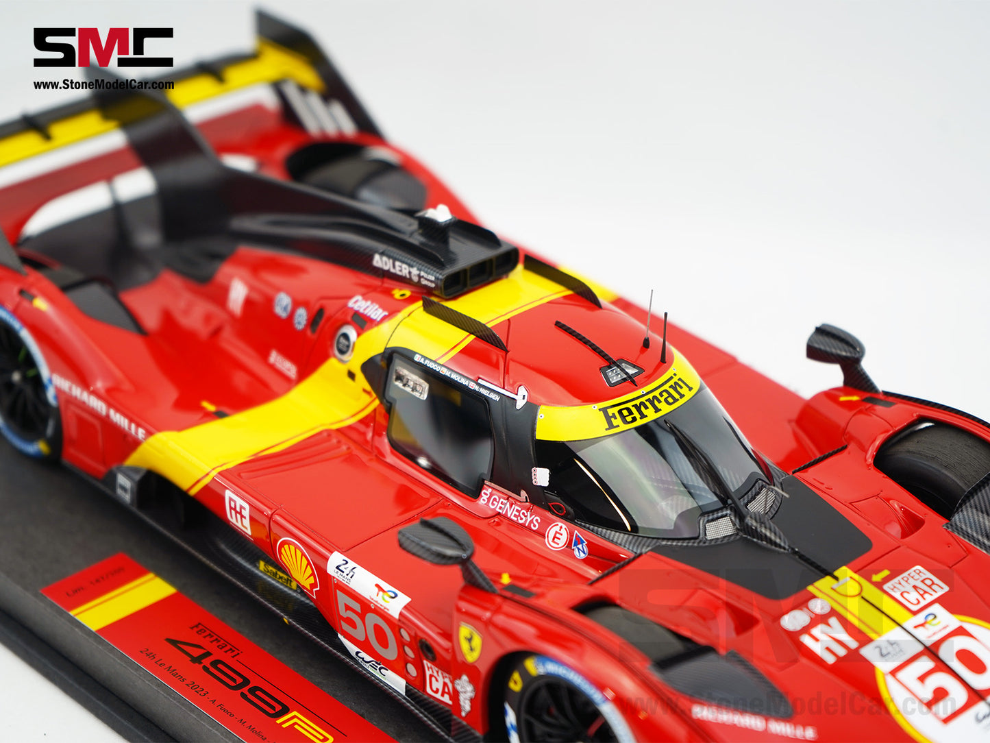 Ferrari 499P #50 AF CORSE Pole Position 24H Le Mans 2023 BBR 1:18 P18236