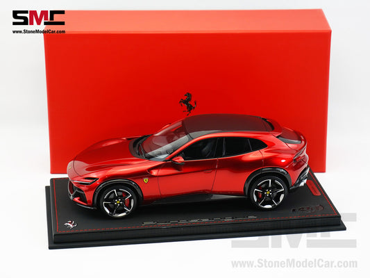 BBR High End Ferrari 1:18 Purosangue Metallic Red Fire Rosso Magma Color, Don't Call It a SUV