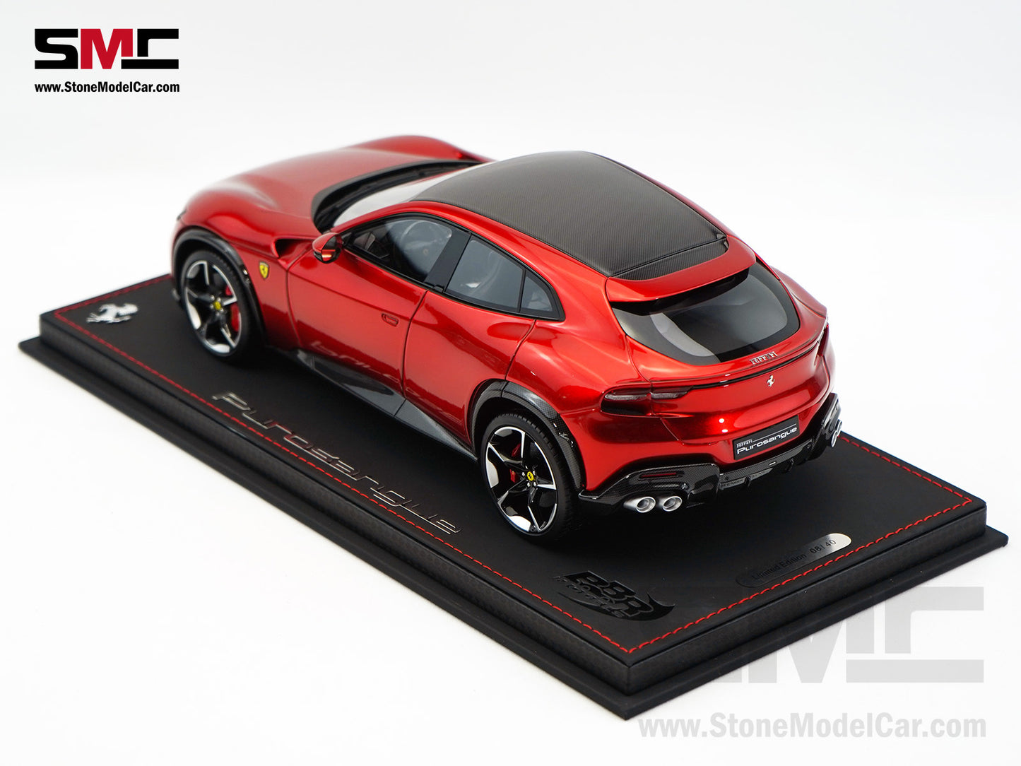 BBR High End Ferrari 1:18 Purosangue Metallic Red Fire Rosso Magma Color, Don't Call It a SUV