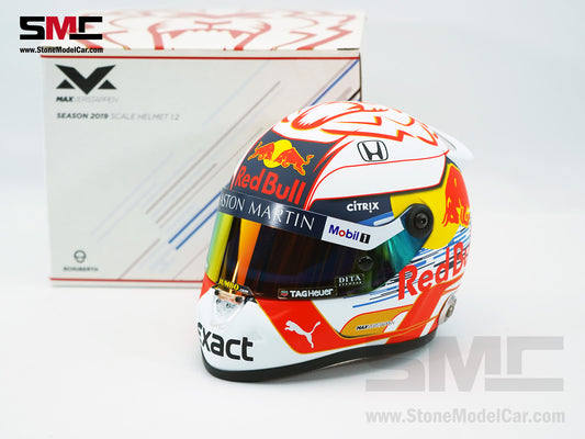 Red Bull F1 RB15 #33 Max Verstappen Season 2019 Schuberth 1:2 Miniature Helmet