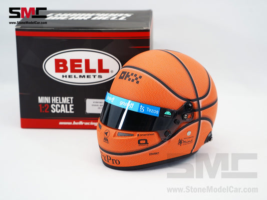 McLaren F1 MCL36 #4 Lando Norris Miami GP 2022 BELL 1:2 Miniature Helmet Model