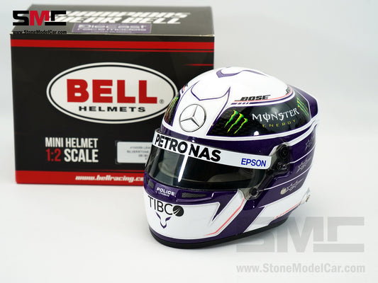 Mercedes F1 W11 #44 Lewis Hamilton Pre-Season Test Silverstone 2020 7x Times World Champion BELL 1:2 Helmet