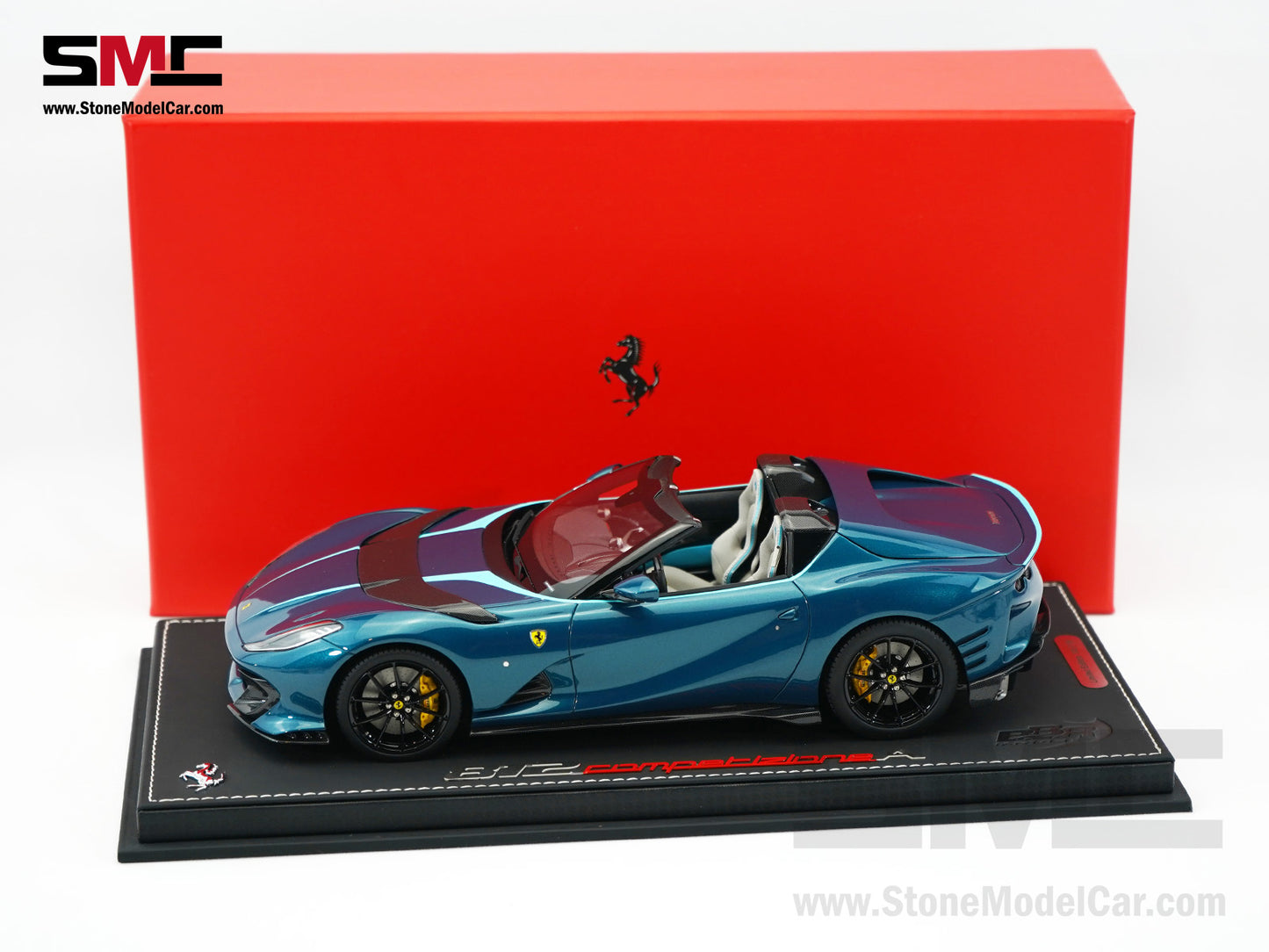 BBR Ferrari 812 Competizione A 2023 Blu Capri Color 1:18 Limited 156 Pcs