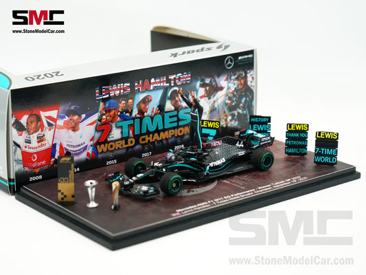 [Pre-Order] 2020 7x World Champion Mercedes F1 W11 #44 Lewis Hamilton Turkey GP 1:43 Spark Figure Special Edition