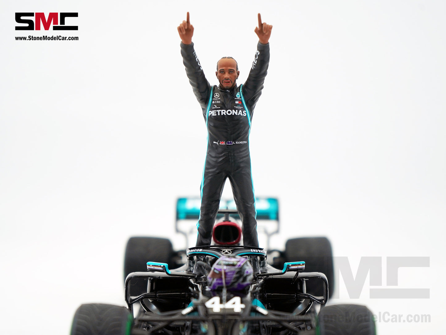 [Pre-Order] 2020 7x World Champion Mercedes F1 W11 #44 Lewis Hamilton Turkey GP 1:18 Spark Figure Special Edition