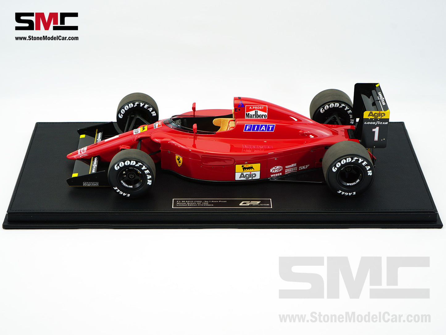 Ferrari F1 - 90 641/2 #1 Alain Prost British Winner 1990 GP Replicas 1:12 GP12-22E