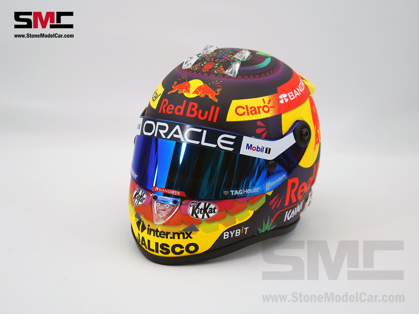 Red Bull F1 RB19 #11 Sergio Perez Mexico GP 2023 1:2 Miniature Helmet Schuberth