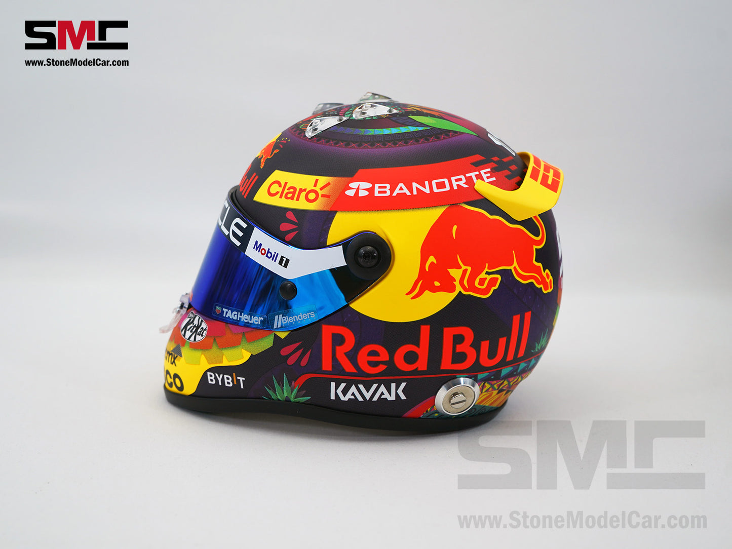 Red Bull F1 RB19 #11 Sergio Perez Mexico GP 2023 1:2 Miniature Helmet Schuberth