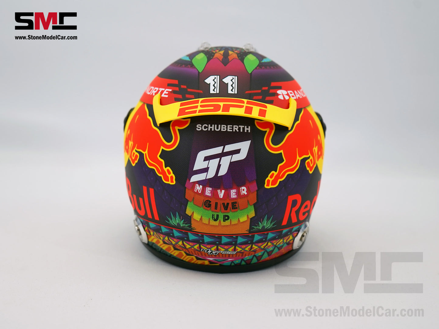 Red Bull F1 RB19 #11 Sergio Perez Mexico GP 2023 1:2 Miniature Helmet Schuberth