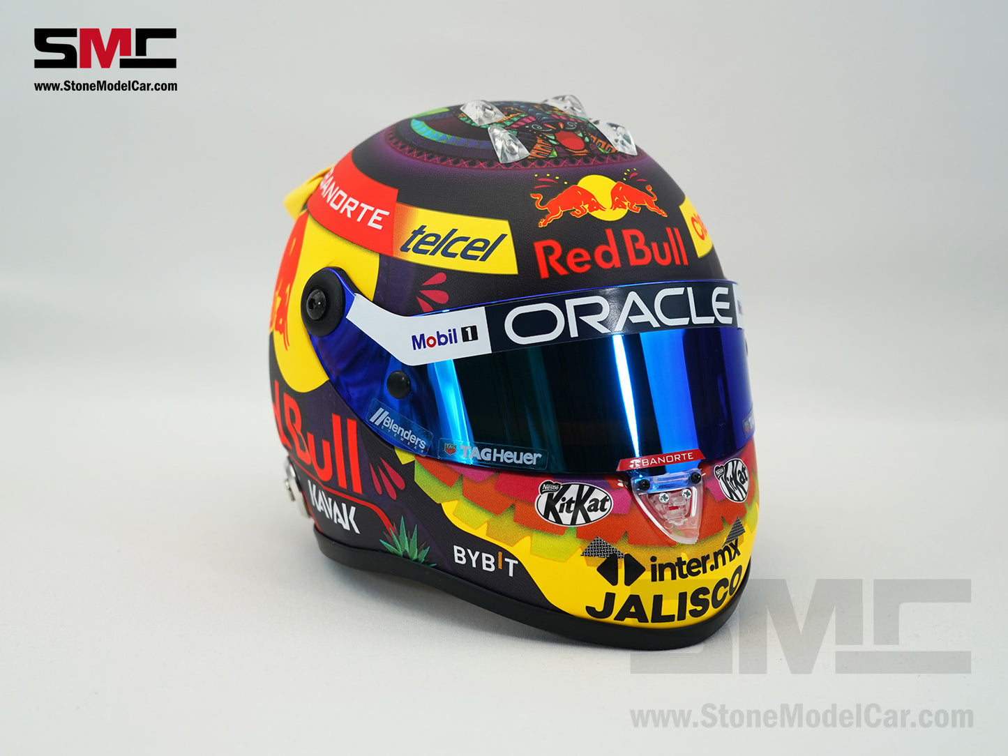 Red Bull F1 RB19 #11 Sergio Perez Mexico GP 2023 1:2 Miniature Helmet Schuberth