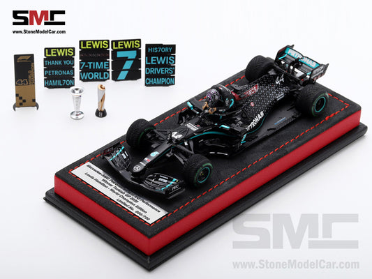 [In Stock] 2020 7x World Champion Mercedes F1 W11 #44 Lewis Hamilton Turkey GP 1:43 Spark Special Figure Edition