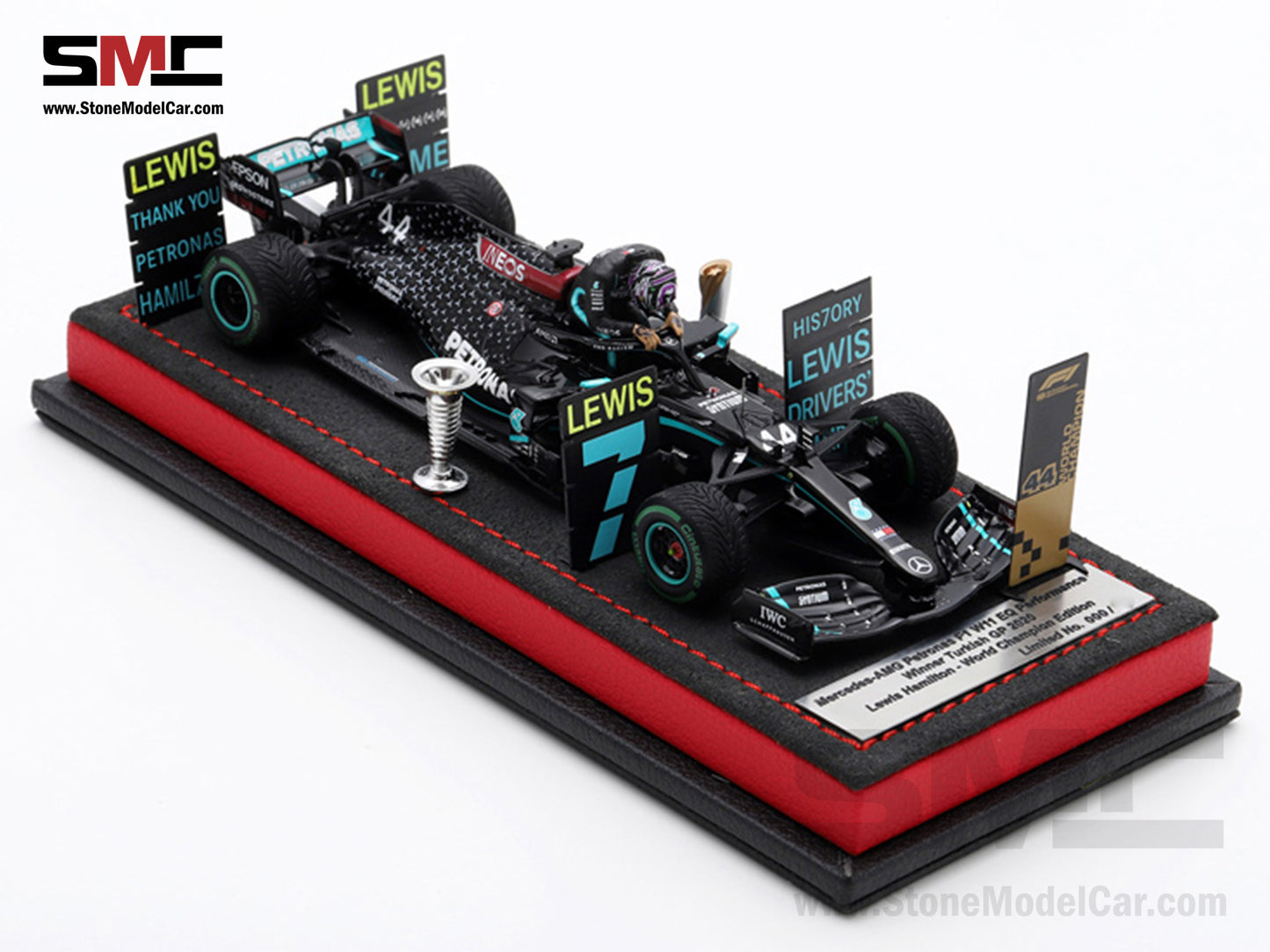 2020 7x World Champion Mercedes F1 W11 #44 Lewis Hamilton Turkey GP 1:43 Spark Special Figure Edition