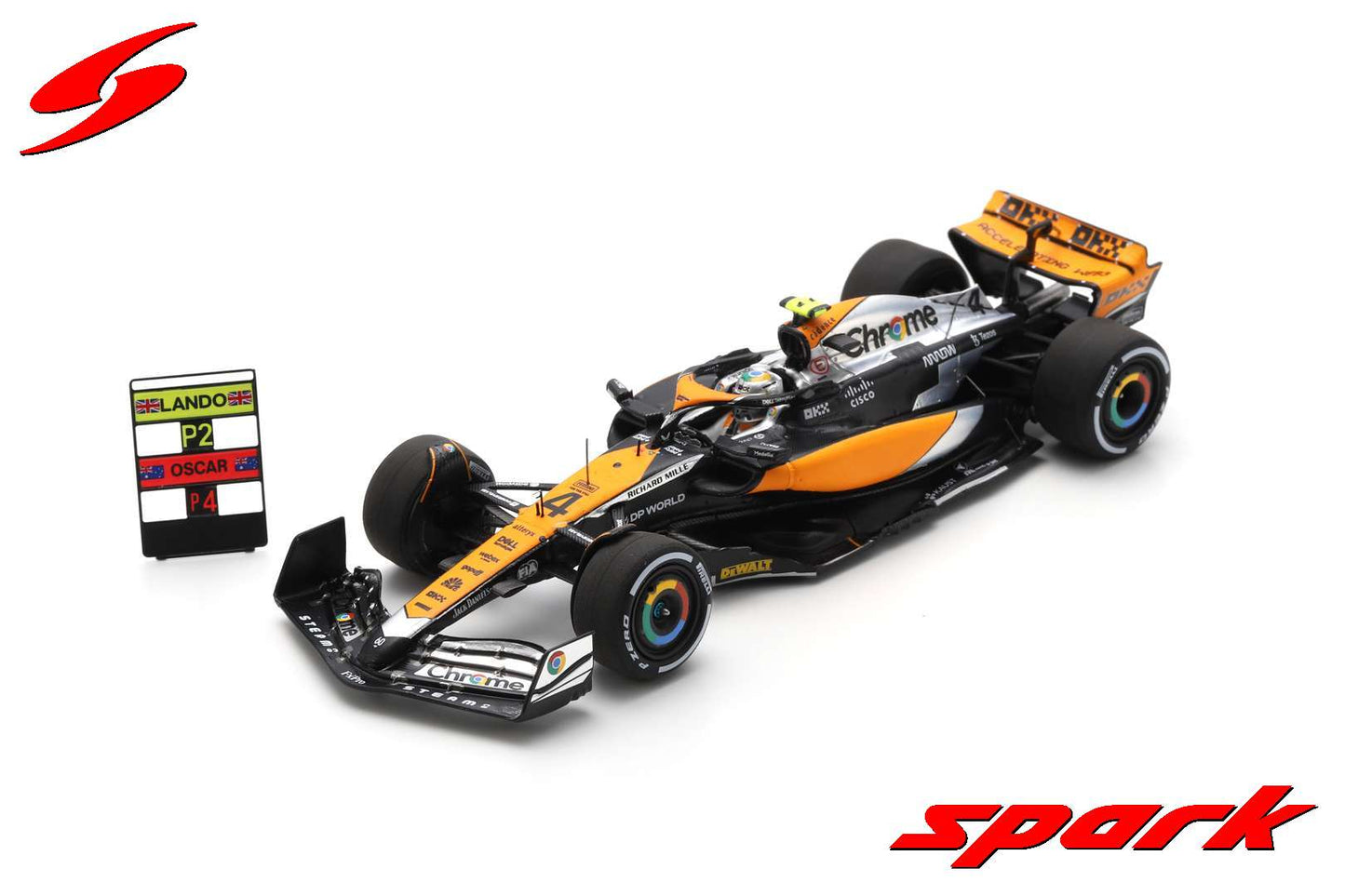 [Pre-Order] McLaren F1 MCL60 #4 Lando Norris 2nd British GP 2023 Special Livery Spark 1:43 S8593