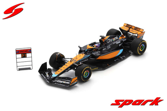 [Pre-Order] McLaren F1 MCL60 #81 Oscar Piastri Pole & 1st Spirit Race Qatar GP 2023 Spark 1:43 S8927