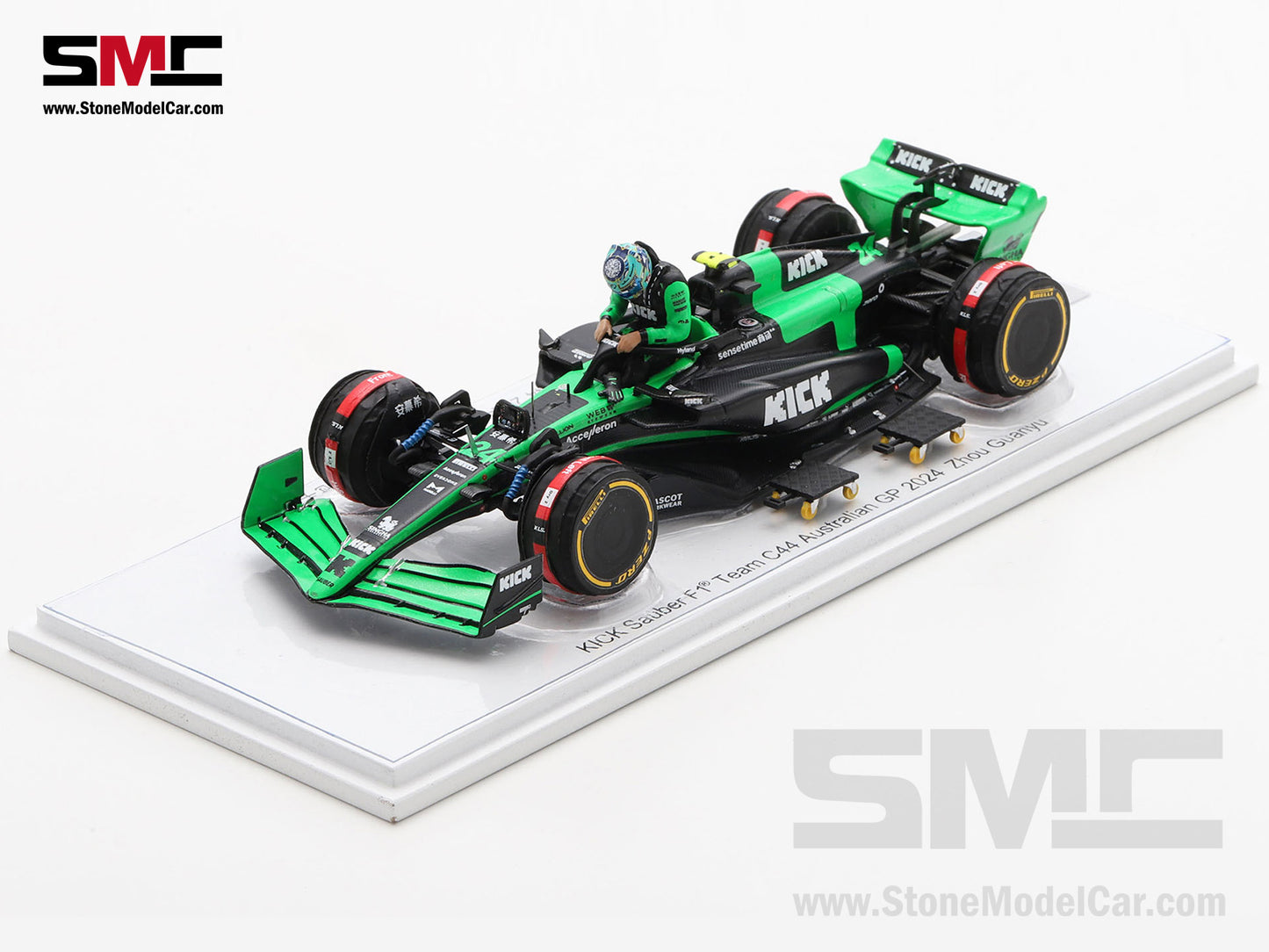 [Pre-Order] Stake F1 KICK Sauber C44 #24 Zhou Guanyu Australian GP Start Race 2024 Spark 1:43 Special