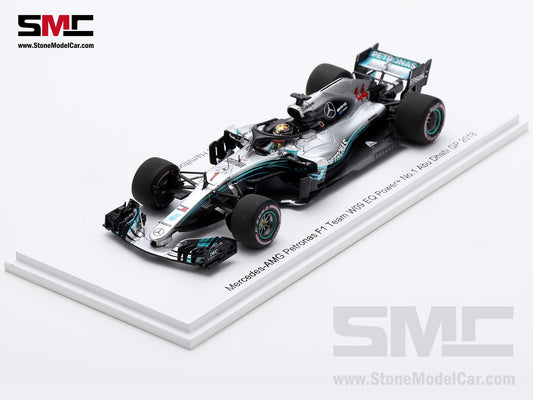 [Pre-Order] Mercedes F1 W09 #44 Lewis Hamilton Abu Dhabi GP Practice 2018 5x World Champion 1:43 Spark