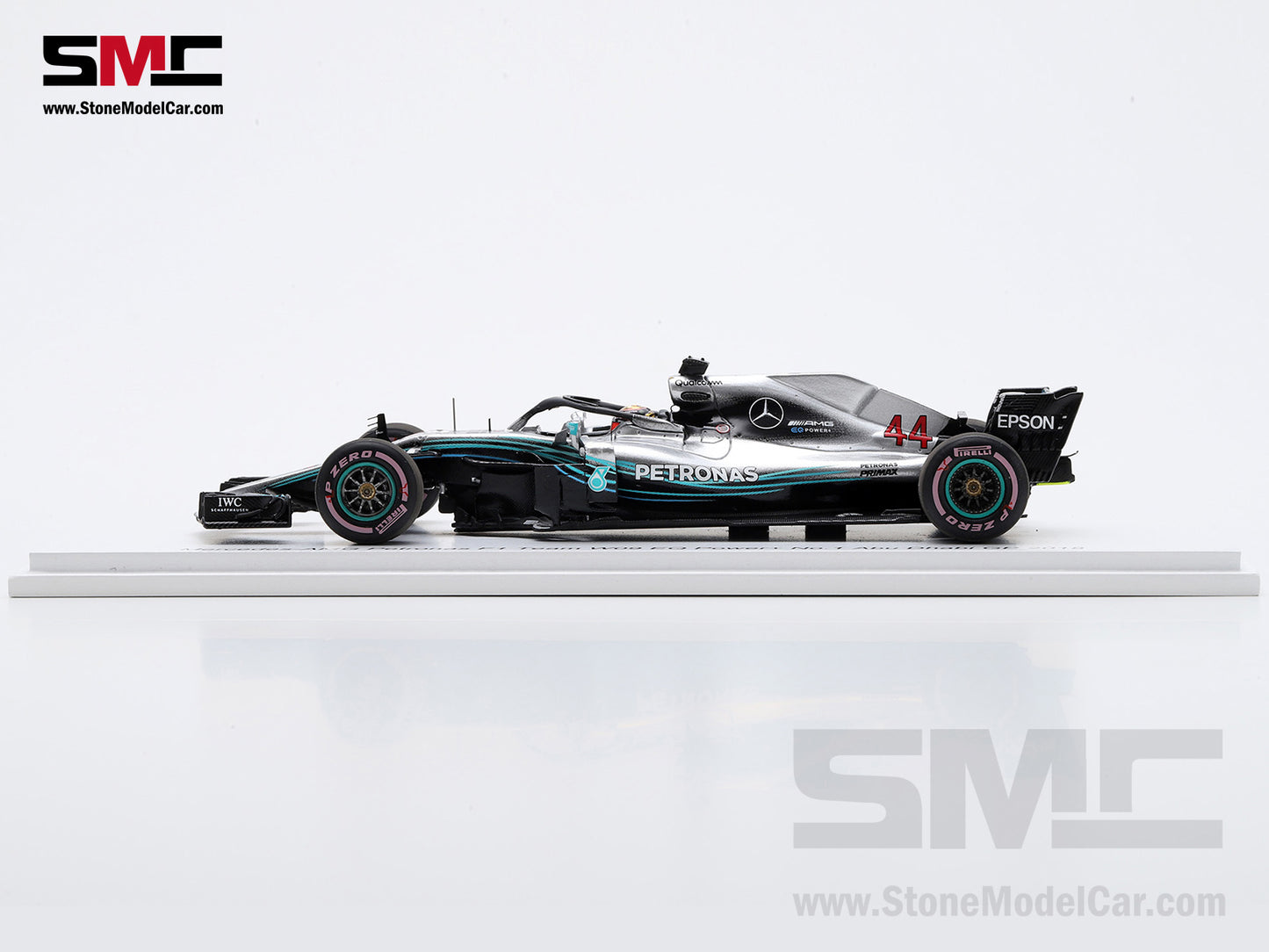 [Pre-Order] Mercedes F1 W09 #44 Lewis Hamilton Abu Dhabi GP Practice 2018 5x World Champion 1:43 Spark