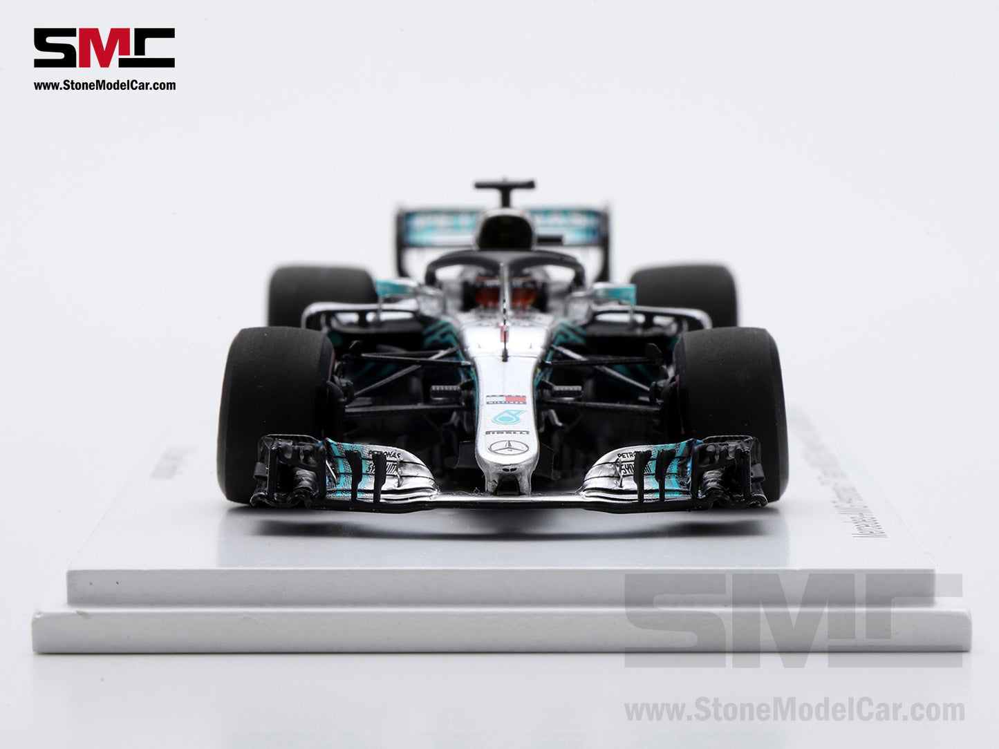 [Pre-Order] Mercedes F1 W09 #44 Lewis Hamilton Abu Dhabi GP Practice 2018 5x World Champion 1:43 Spark