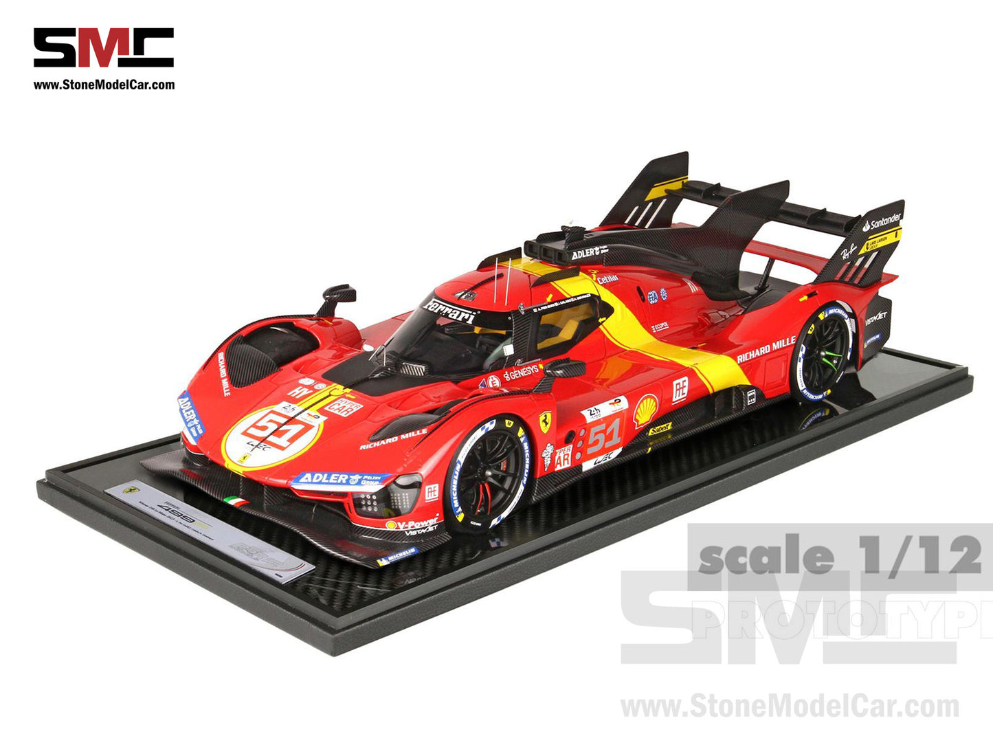 [Pre-Order] Ferrari 499P #51 AF CORSE Winner 24H Le Mans 2023 BBR 1:12 BBR1219