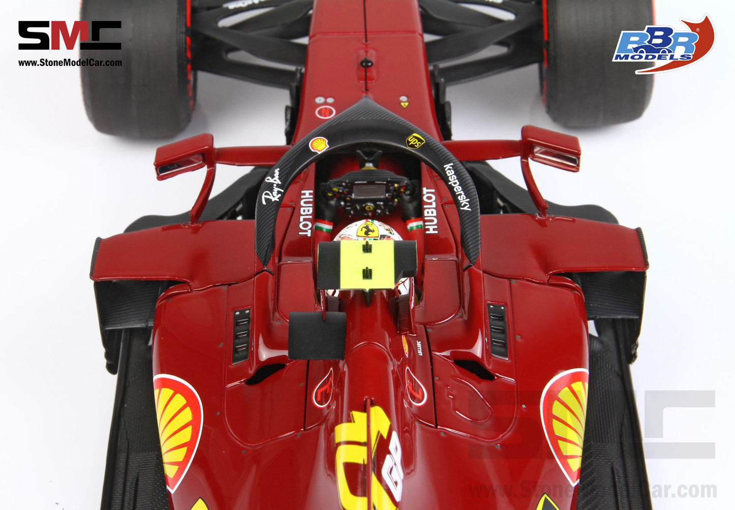 Ferrari F1 SF1000 #16 Charles Leclerc Tuscan 2020 Mugello 1000th GP 1:18 BBR Polifoam Packaging