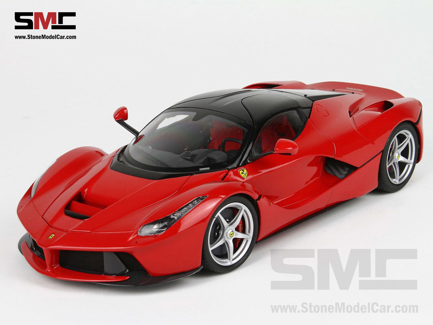 BBR High End Ferrari 1:18 LaFerrari Rosso Corsa 322 Red Diecast Full Open