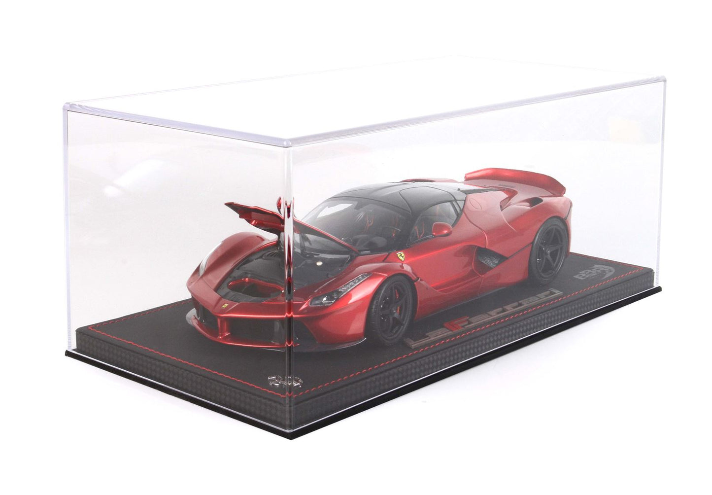 BBR High End Ferrari 1:18 LaFerrari Metallic Red Fire Rosso Fuoco Met Full Open