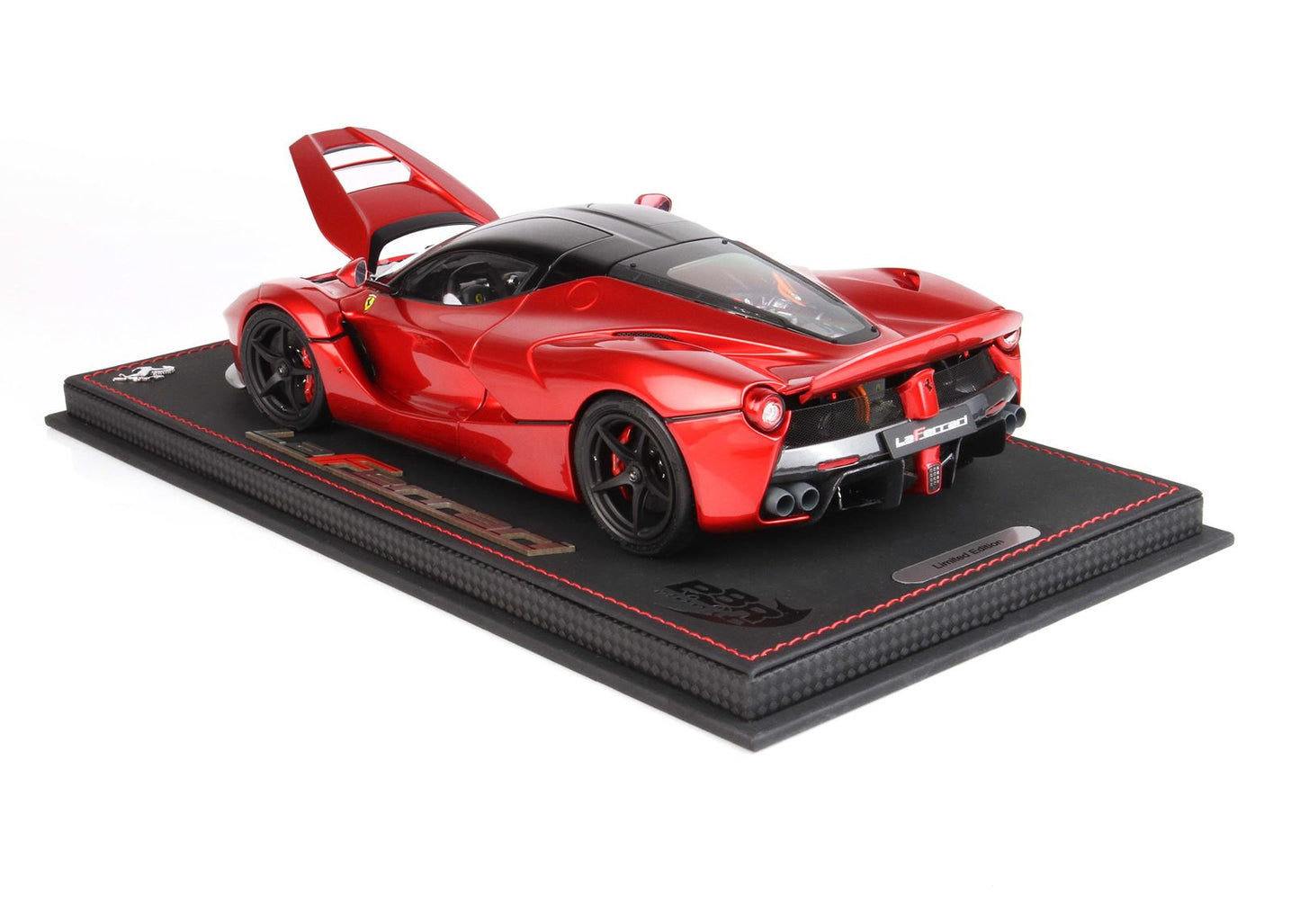 BBR High End Ferrari 1:18 LaFerrari Metallic Red Fire Rosso Fuoco Met Full Open