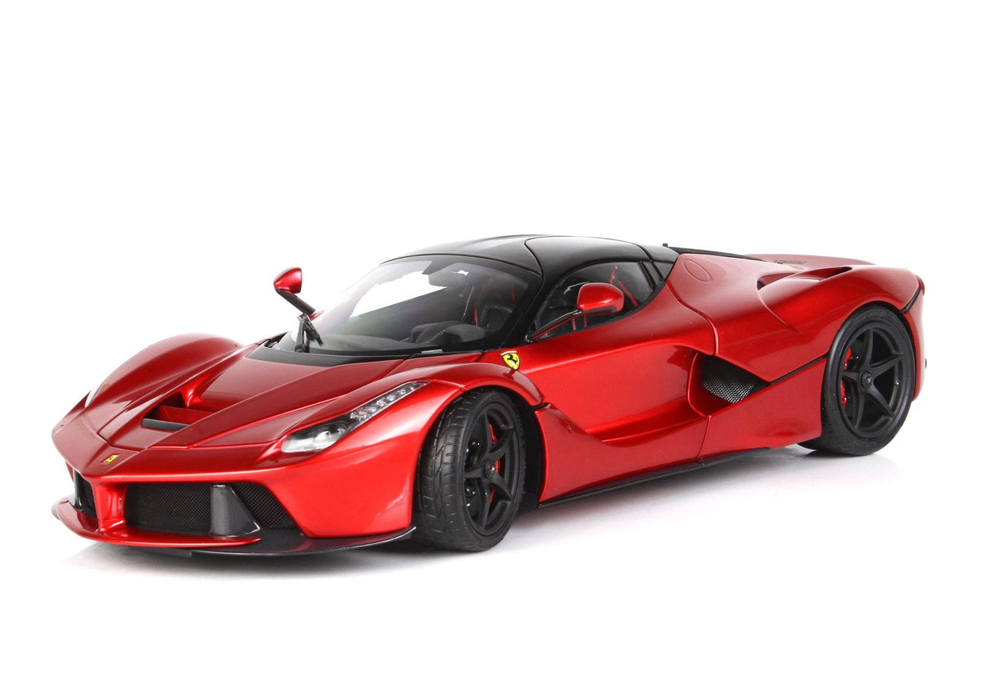 BBR High End Ferrari 1:18 LaFerrari Metallic Red Fire Rosso Fuoco Met Full Open